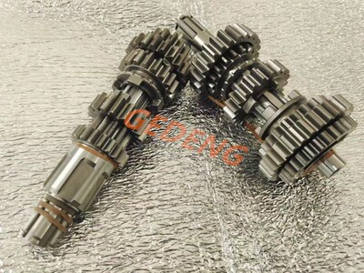 越野摩托车发动机主副轴