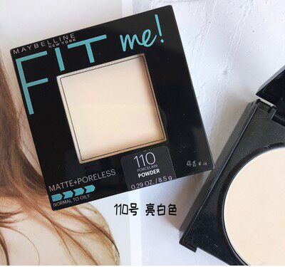 美宝莲fitme粉饼控油定妆持久不易脱妆遮瑕粉底散粉专柜正品