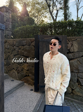 GAHKSTUDIO 年度压轴/店主私服/定制4个月私服D*OR秀款刺绣毛衣