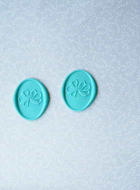 火漆章粉若卡铺蒂凡尼蓝