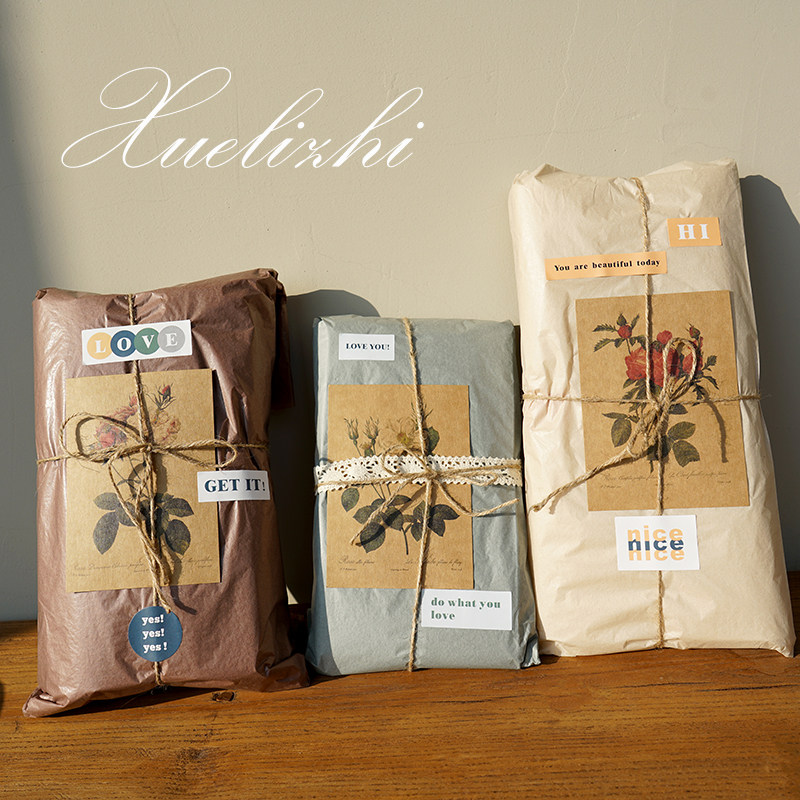 粉若卡铺 雪梨纸系列 半透明灰色米色豆沙色包装纸礼物纸 ins风,文具电教/文化用品/商务用品,包装纸/蜂窝纸,淘宝优惠券,粉丝福利购,淘宝优惠卷