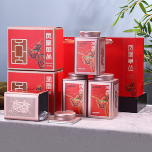 鸿运当头凤凰单丛茶潮州特产手信伴手礼鸭屎香蜜兰香送礼礼品盒装