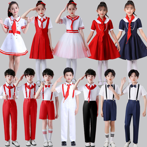 儿童演出服小学生大合唱团表演服