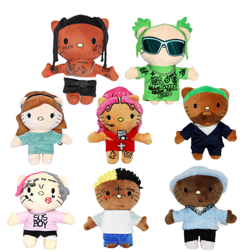 跨境新款 Travis Scott plush 特拉维斯·斯科特毛绒玩具玩偶公仔