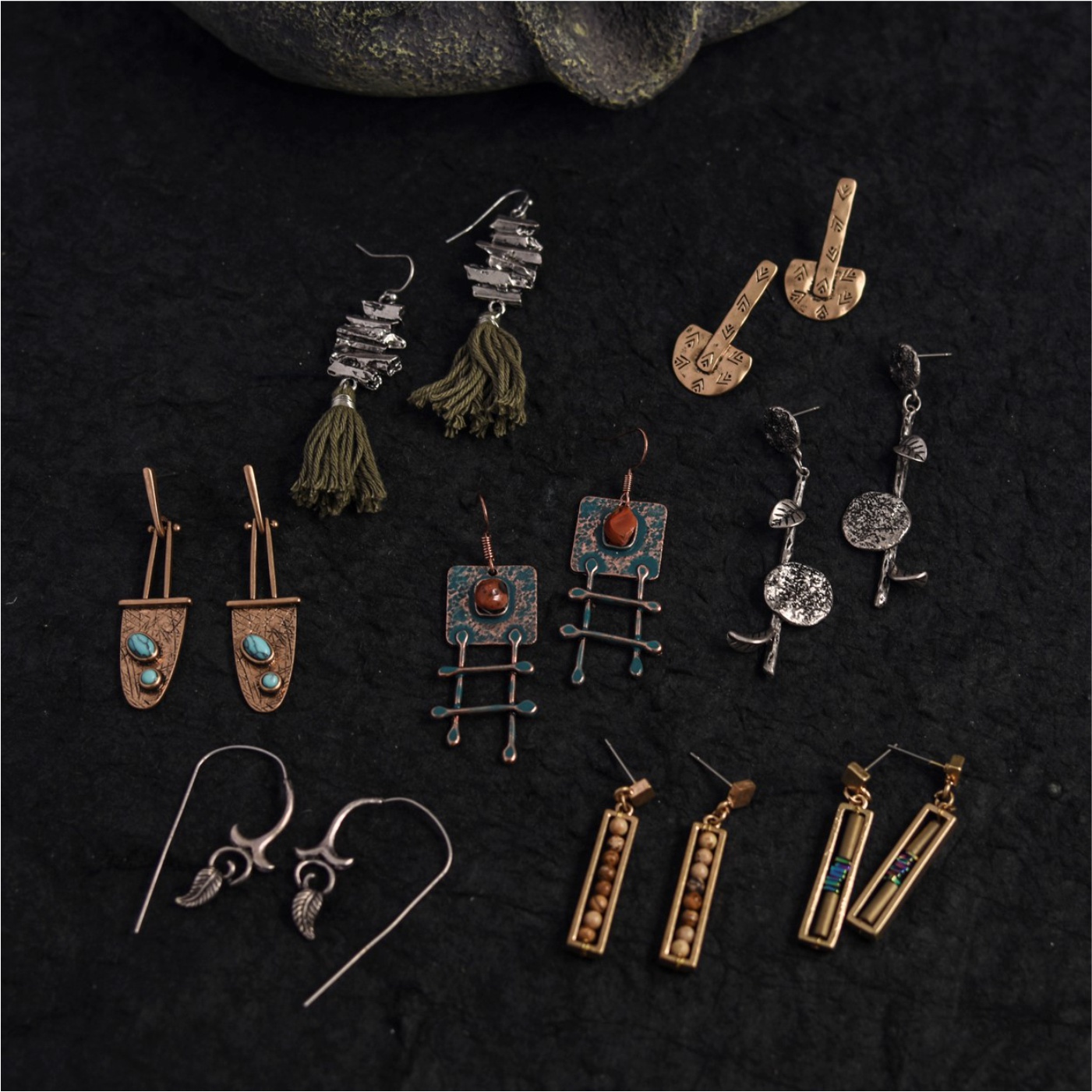 民族风情云南西藏旅拍耳环