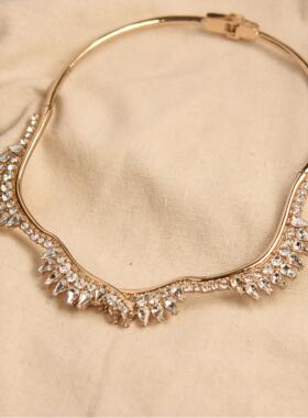 流苏项链唐草民族风双股圆珠黑绳