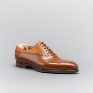 现货 s官方代理手工Oxford牛津棕色商务皮鞋 Crispin 奥地利Saint