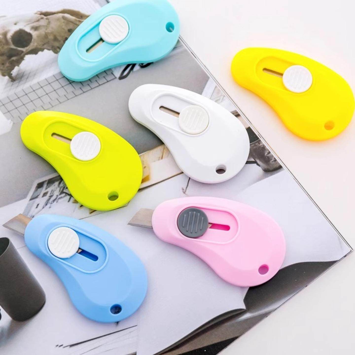 拆箱刀耐用儿童学生裁纸刀拆快递小刀开箱小刀创意简约高颜值短款