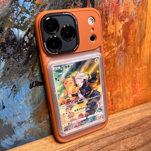 【17新款磁吸】64x90mm适用苹果17promax手机壳16支持宝可梦ptcg卡套15球星卡万智卡panini帕尼尼卡牌