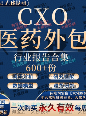 2026医药CXO/CRO/CMO/CDMO行业研究报告医药研发外包AI前景报告