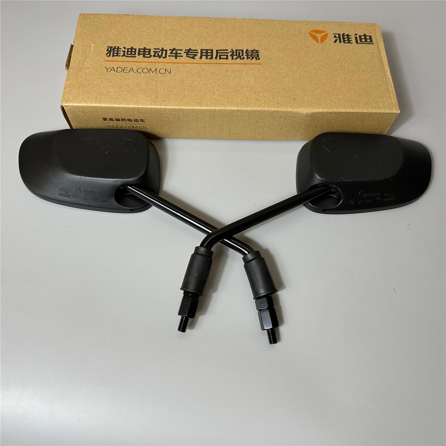 雅迪电动车DT6DT5DE1DE2DE3U3后视镜倒车镜镜子无转接头