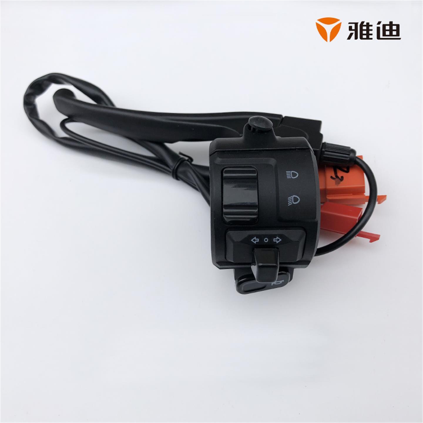 雅迪电动车左组合开关DS5 DM6 DE8 DT3米优DM1刹车手柄喇叭开关