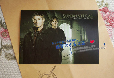 邪恶力量 明信片 supernatural SPN sam dean S01卡片 留言卡贺卡