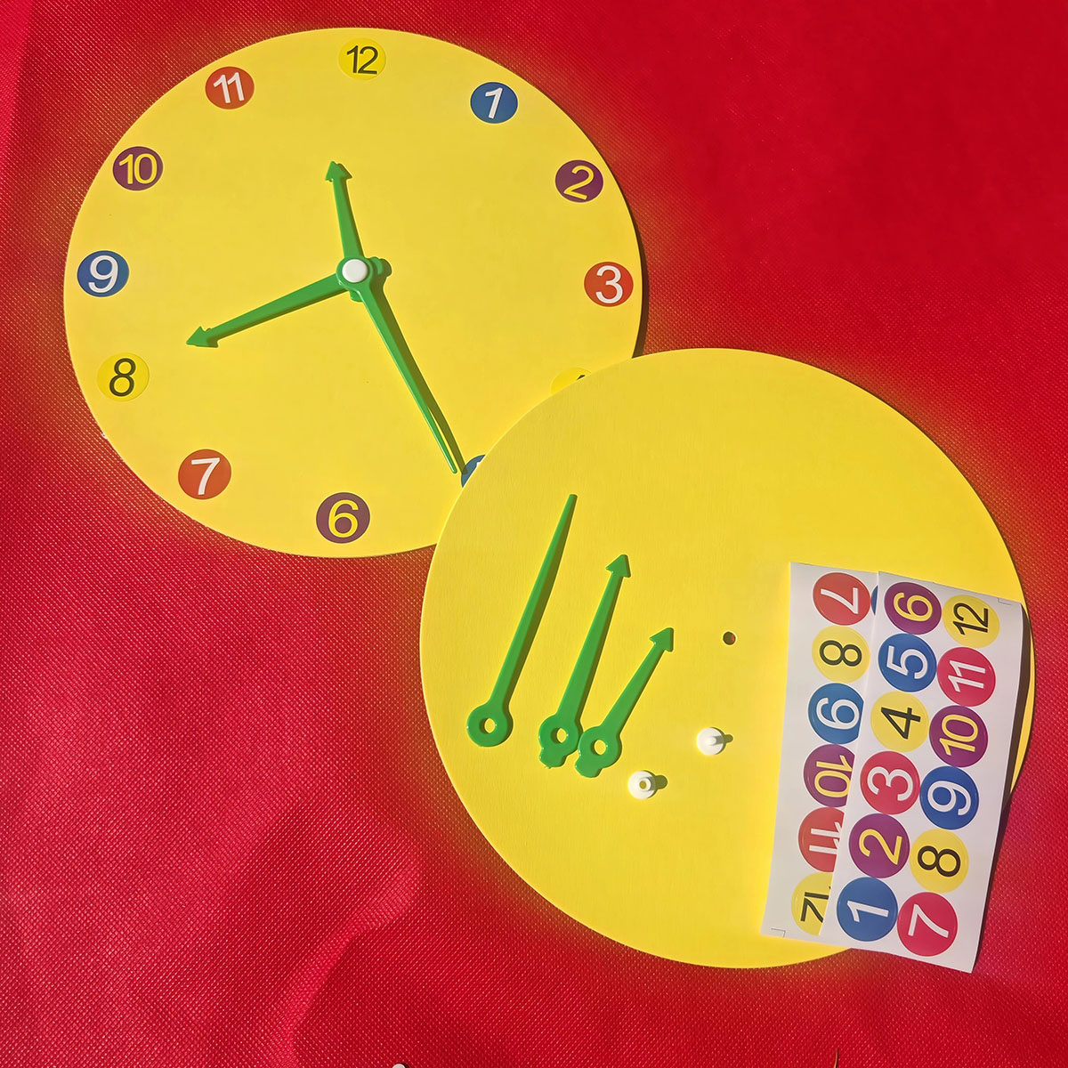 创意钟面DIY时钟小学生幼儿园钟表制作数学教具男女通用手工制作