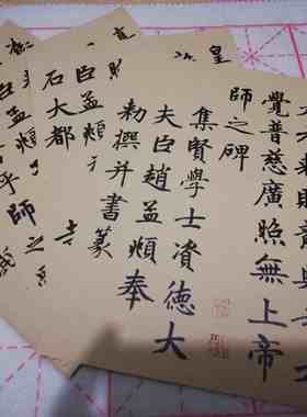 赵孟頫帝师胆巴碑活页练字帖 赵体楷书教学临摹专用
