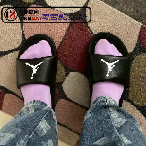 耐克男子沙滩拖鞋缓震AJ凉拖鞋