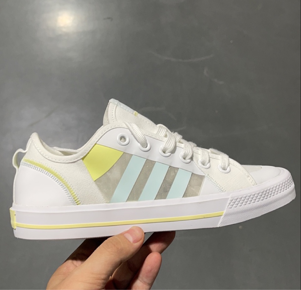 阿迪单鞋男女低帮帆布板鞋透气