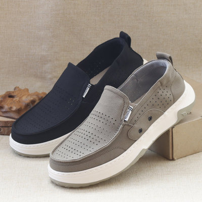 老北京布鞋男鞋夏季透气网面鞋