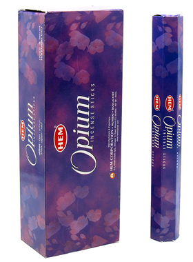 印度进口HEM Opium鸦*片线香女人香水家用室内香薰净化空气