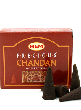 印度进口HEM CHANDAN 沉香木锥香塔香礼佛供奉家用安神檀香熏香