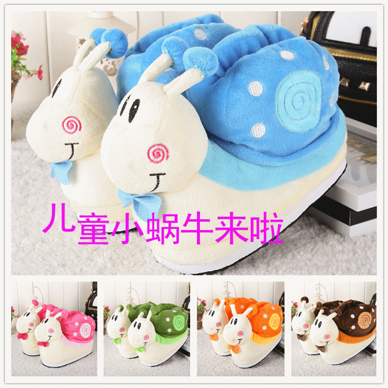 冬季卡通风全包儿童小孩保暖鞋