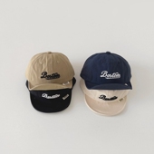 宝宝棒球帽春夏款 超韩洋气婴幼儿刺绣字母鸭舌帽婴儿户外遮阳帽夏