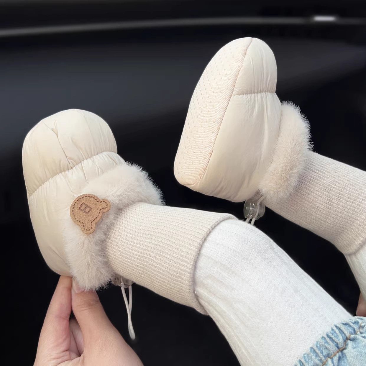 婴幼儿学步鞋冬季加厚保暖软底鞋2025新款宝宝不掉跟学前鞋防水鞋,童鞋/婴儿鞋/亲子鞋,婴儿步前鞋/袜鞋,淘宝优惠券,粉丝福利购,淘宝优惠卷