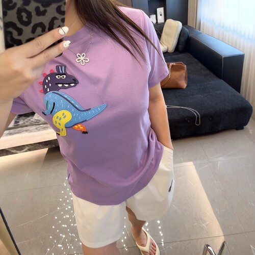 清新减龄大码女装短袖半袖t恤