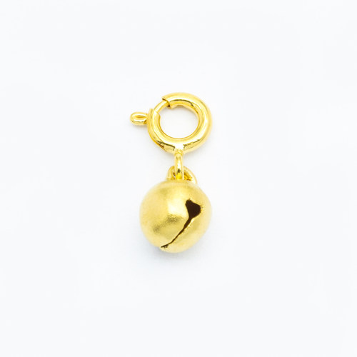 18k金铃铛小滴溜配件女轻奢小众