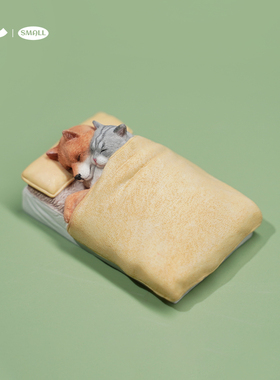 JXK small单身狗柴犬小狗猫周边车载冰箱贴摆件模型微缩手办礼物