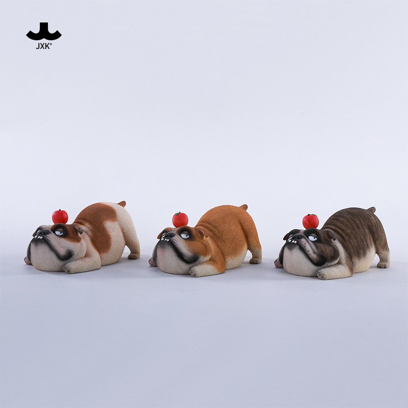 【JXK官方店】仿真英国斗牛犬