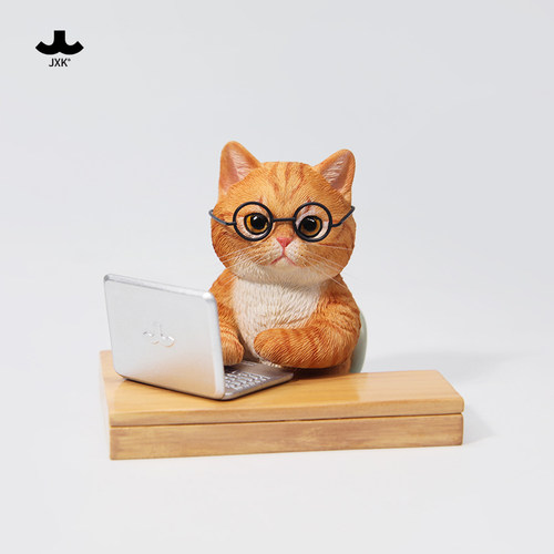 【JXK官方店】摸鱼猫手办潮玩具