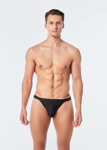 性感U凸大囊袋低腰提臀沙滩裤 欧美时尚 金属侧扣高叉三角泳裤 男士