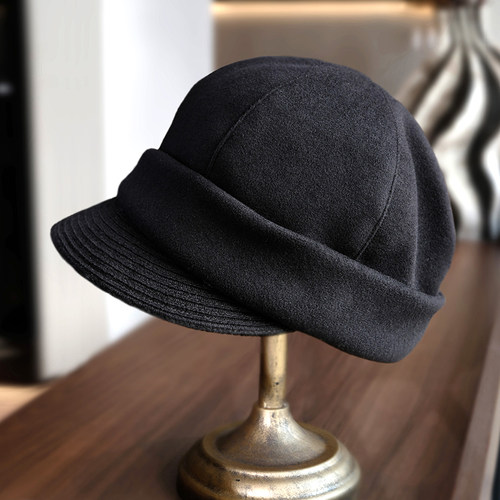 小野商原创复古时尚羊绒报童帽