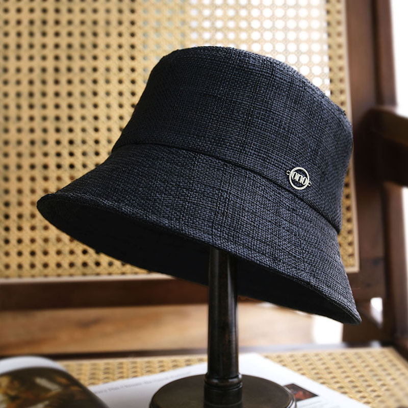 小野商日本拉菲草帽超轻透气