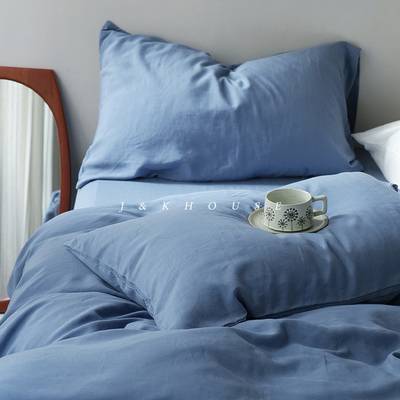 Luxury| 简约风轻奢天丝四件套丝滑床单夏季被套床上用品纯色被套