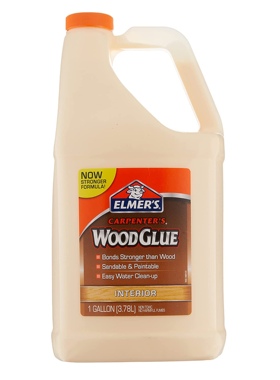 Elmers 埃尔默史莱姆胶水深蓝牛头学生木工棕皮白胶液体胶艾默思