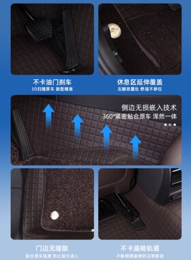 固特异360航空软包飞艇系列汽车脚垫适用于特斯拉y/3宝马奥迪