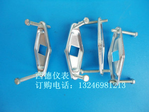 。60MM压力表安装支架，压力表支架，中心四方孔14MM*14MM