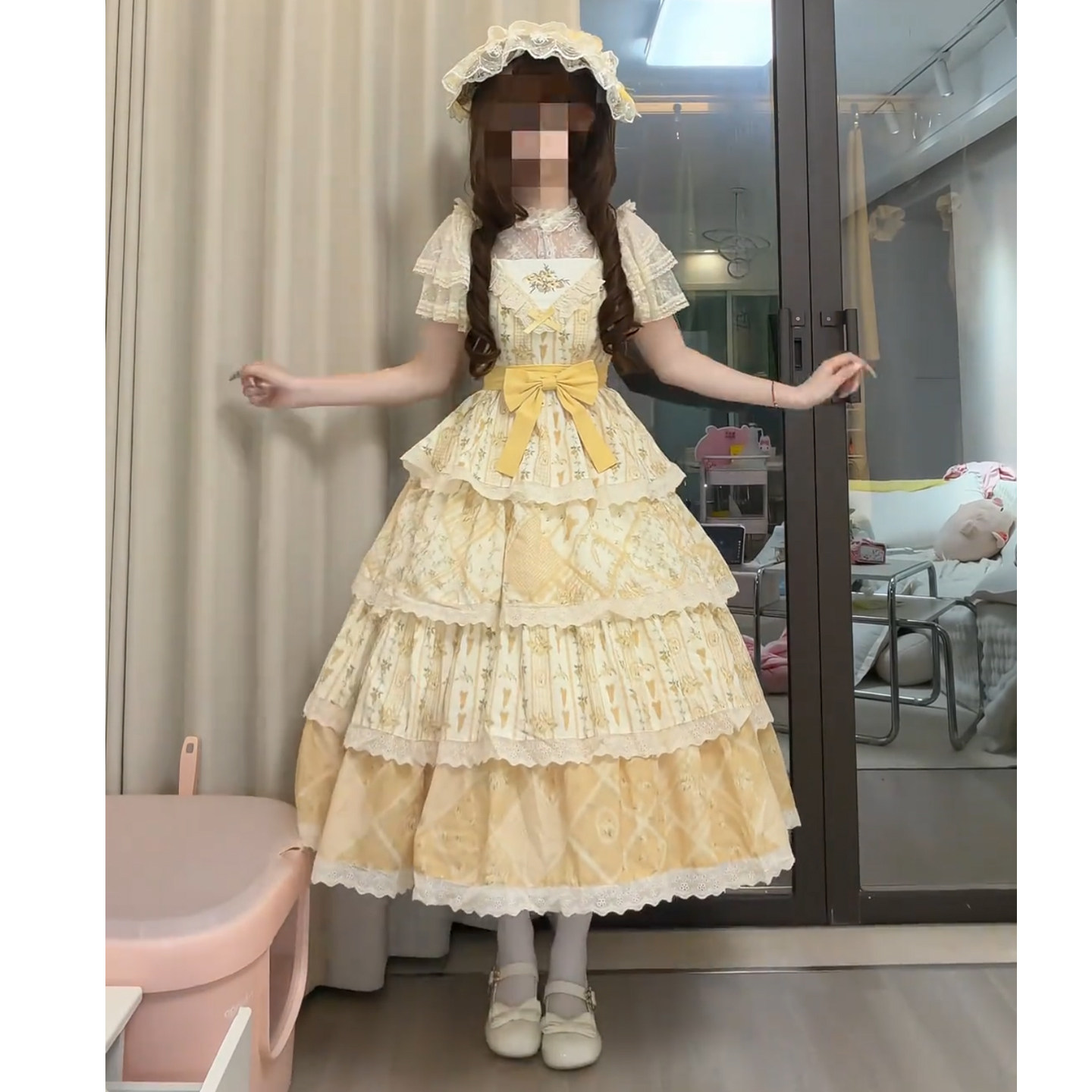 来信与诗·向阳花事田园Lolita裙