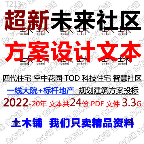 2022新未来社区四代住宅TOD楼盘小区规划建筑方案设计文本效果图