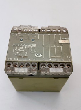 PILZ皮尔兹安全继电器，型号PNOZ 24VDC 3S 10，货号474695