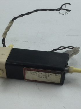Humphrey微型直流二通电磁阀D9033 12VDC 0-20PSI 功能完好 现货