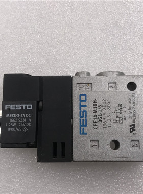 费斯托/FESTO电磁阀CPE14-M1BH-3GL-1/8+MSZE-3-24DC 实拍