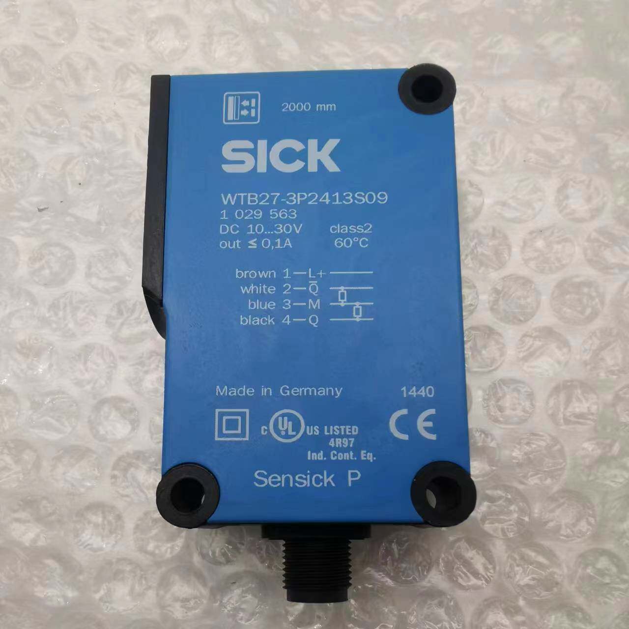 直拍SIKC西克光电传感器漫反射光电开关WTB27-3P2413S09输出PNP