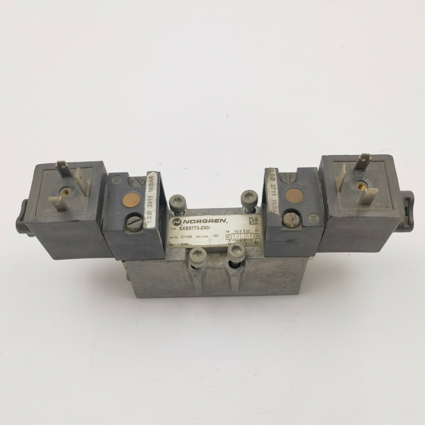 NORGREN/诺冠 SXE9773-Z50 24VDC 原装拆机双电控五通电磁阀