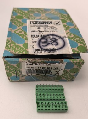 原装菲尼克斯SMKDS1/9-3.81 1728352 接线端子 3.81mm间距 9位