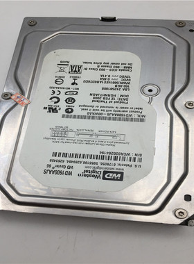 WD/西部硬盘WD1600AAJS WD1600AAJS-00WAA0 160GB 功能完好 现货