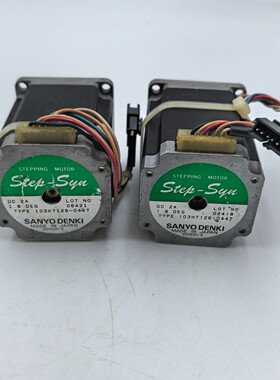 103H7126-0447三洋原装拆机步进电机Step-Syn，型号，DC2A，1.8度