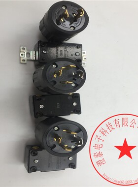 AMERICAN DENKI插头2322R/4322R/4362R+插座2320/4320/4360未使用